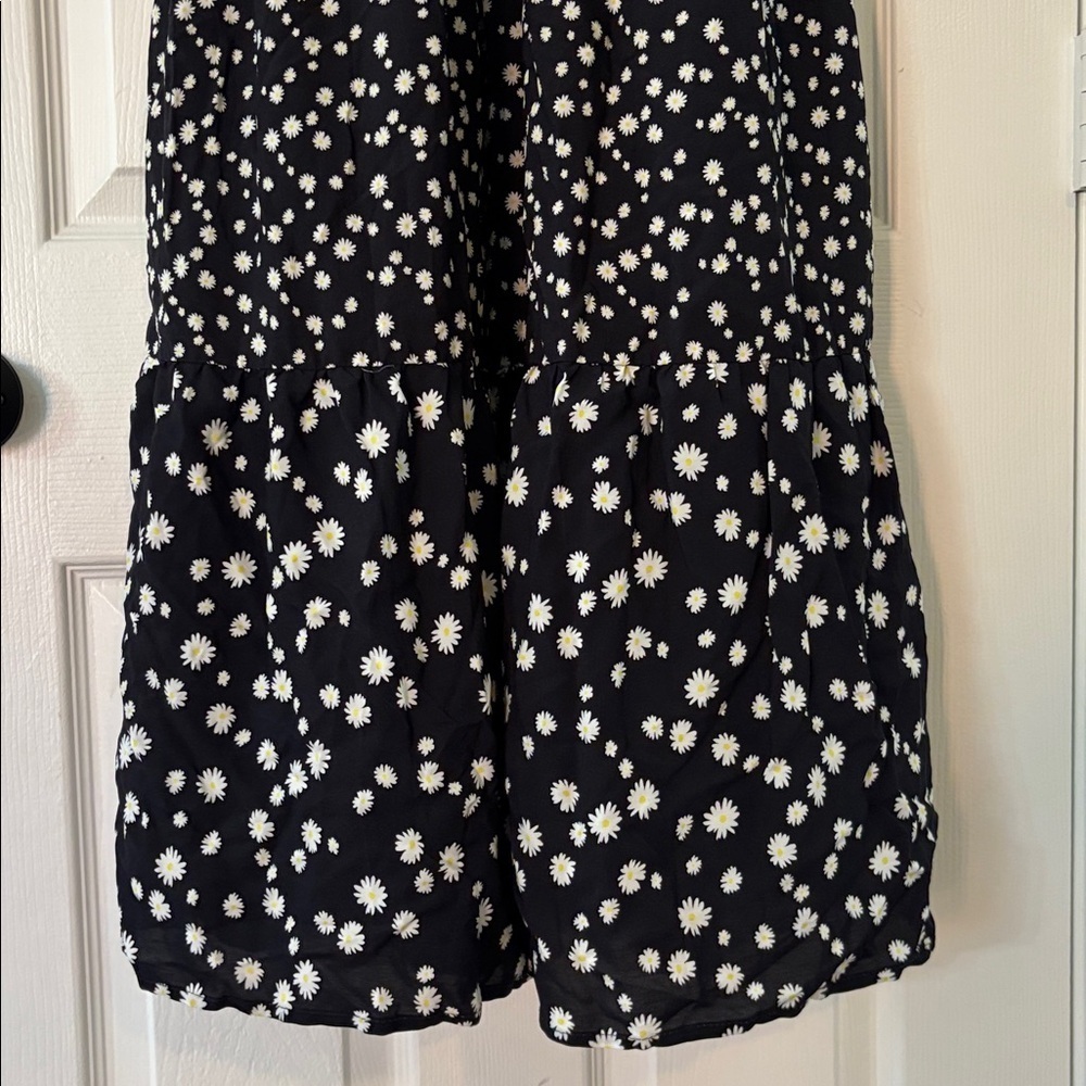 Maaji Dainty Daisy Floral Bustier Maxi Dress in Black Size Medium - Picture 4 of 7